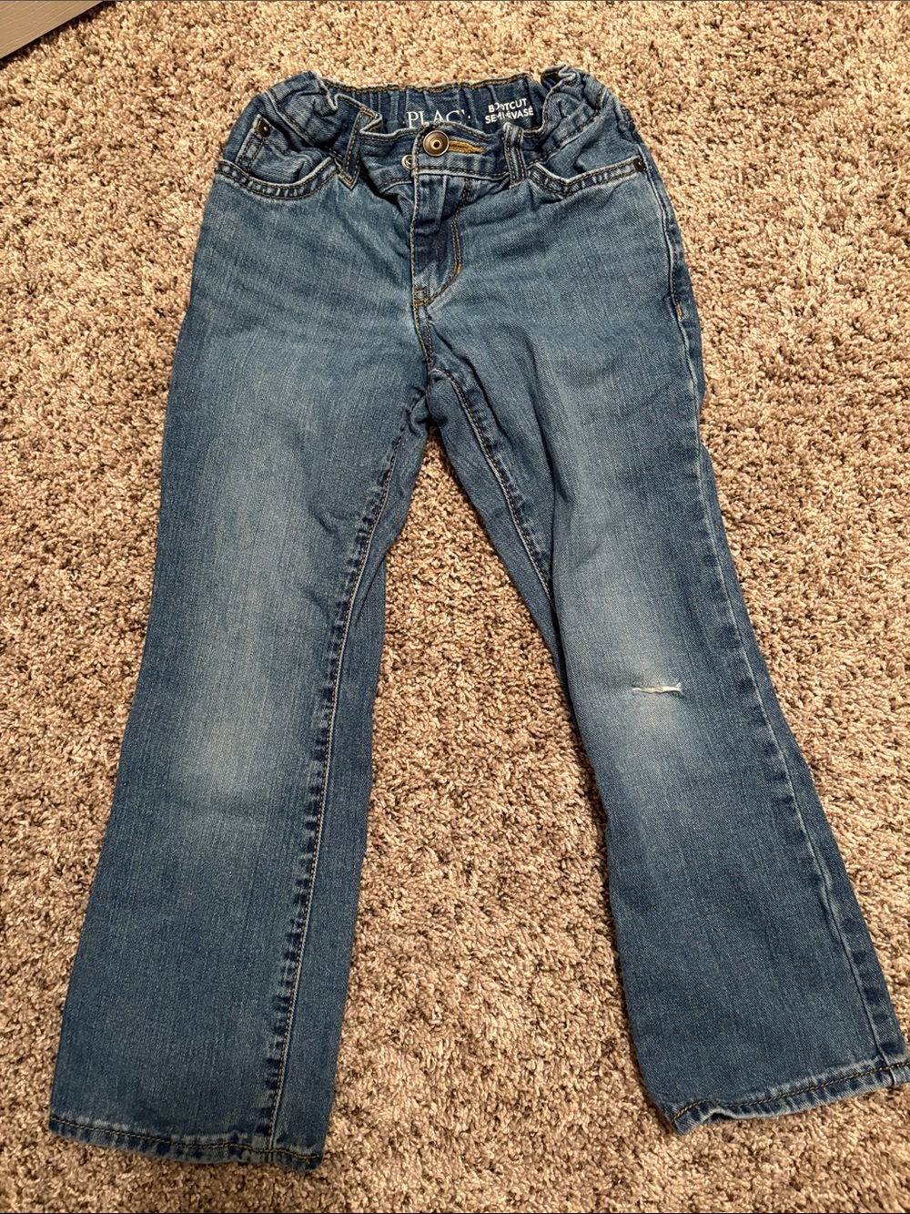 The Children's Place Boys' Medium Blue Bootcut Jeans
